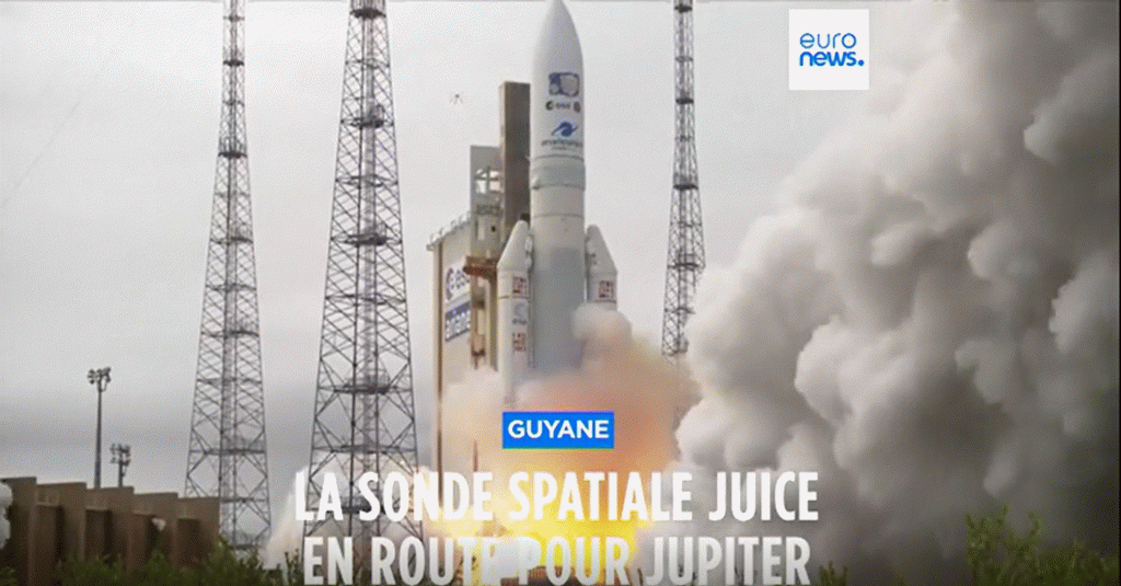 décollage de la sonde spatiale Juice en Guyane